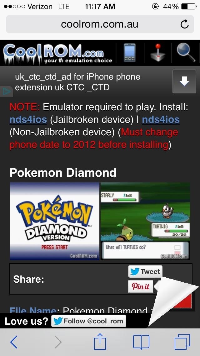 pokemon diamond ds emulator mac